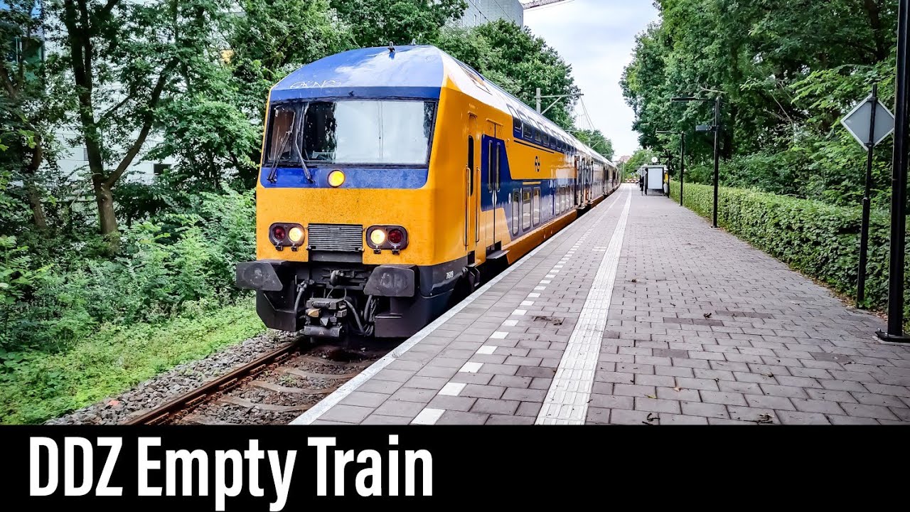 Train Cab Ride NL / Amsterdam - Utrecht - Leiden - Utrecht / Empty Train + DDZ Intercity / July 2020