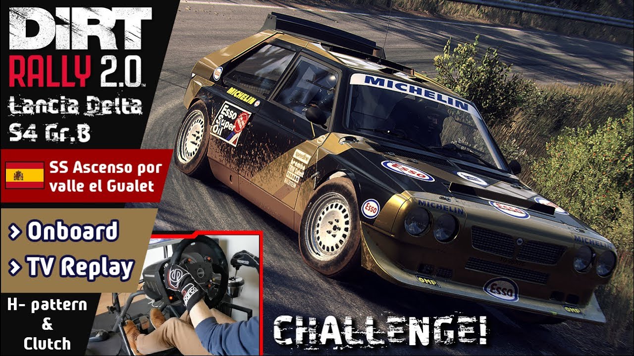 DiRT Rally 2.0 Challenge | How Quick Can I Be With H-pattern & Clutch? | Lancia Delta S4 Gr.B