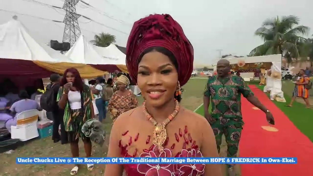 Uncle Chucks Live @ The Reception Of The Traditional Marriage Between HOPE & FREDRICK In Owa-Ekei.
