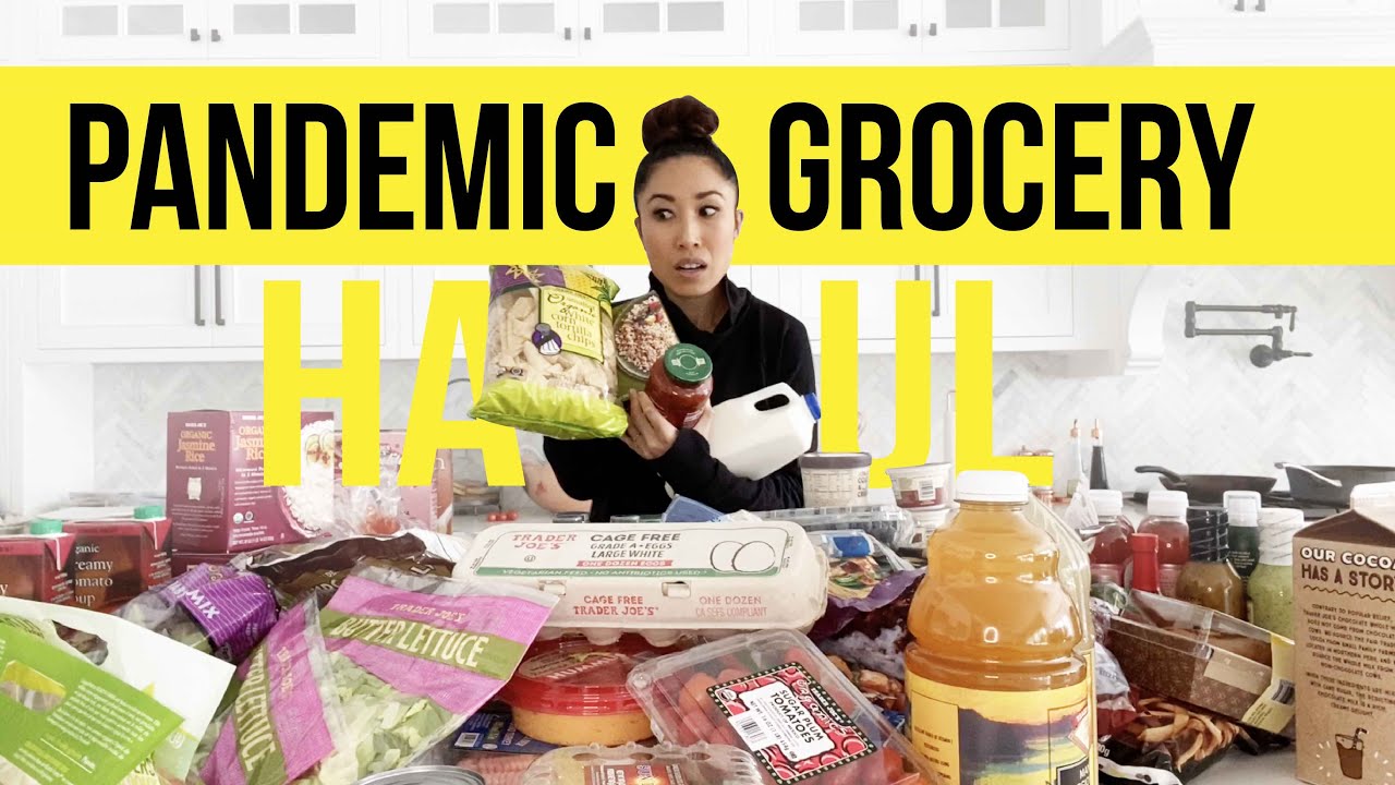 14 DAY PANDEMIC GROCERY HAUL! What I'm buying to survive a quarantine (Trader Joe's Edition)