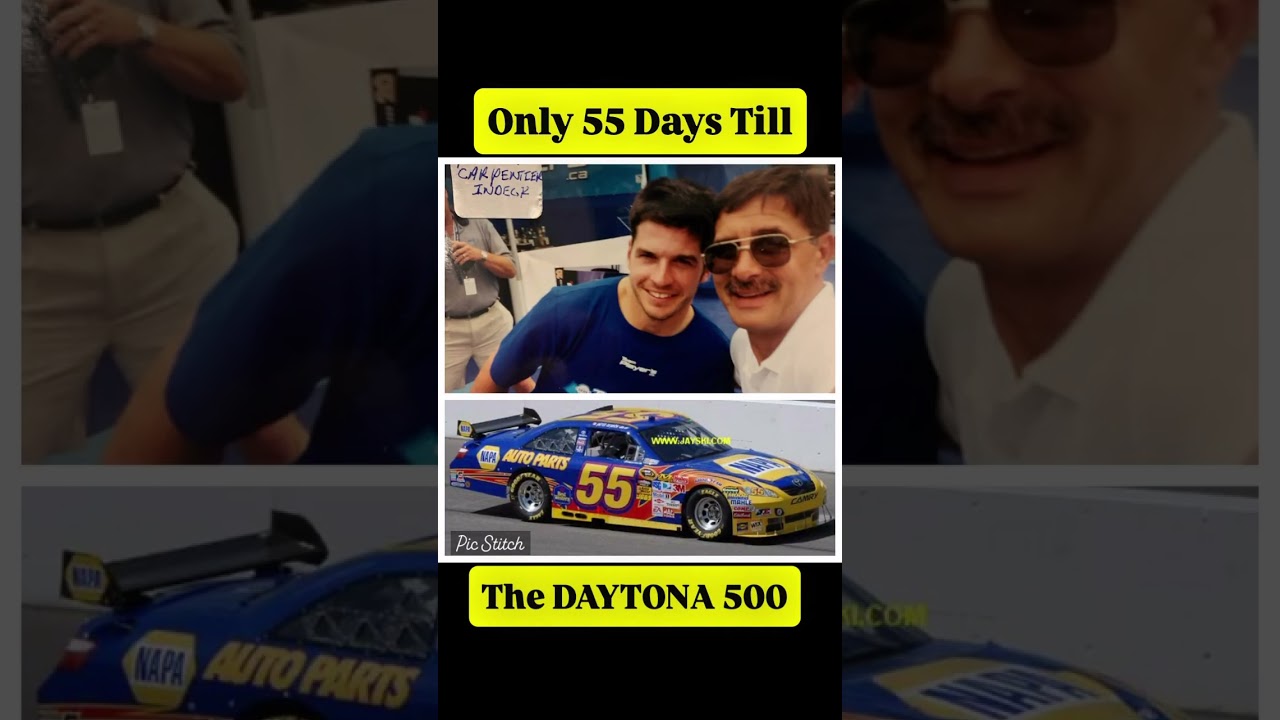 Only 55 Days Till The DAYTONA 500 !!!!!! Video 2, Michael Waltrip, Benny Parsons,