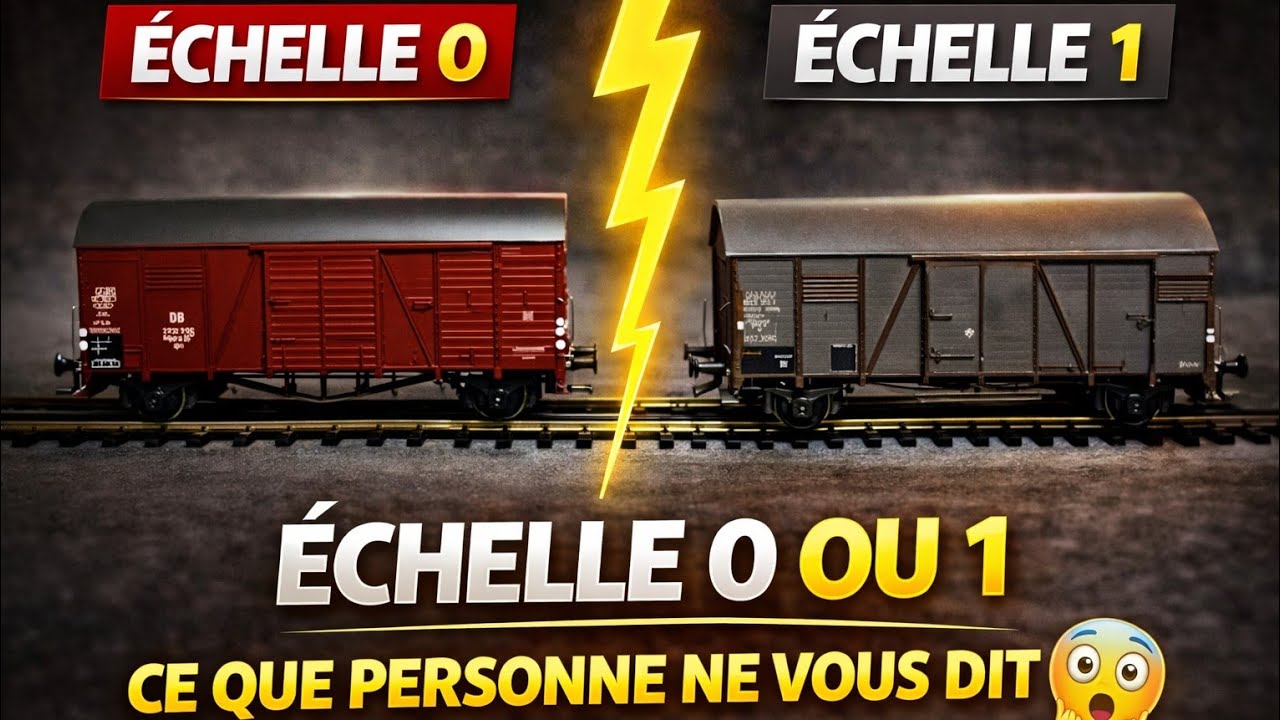 Echelles zéro au 1/43,5 ou échelle 1 au 1/32 de trains miniatures