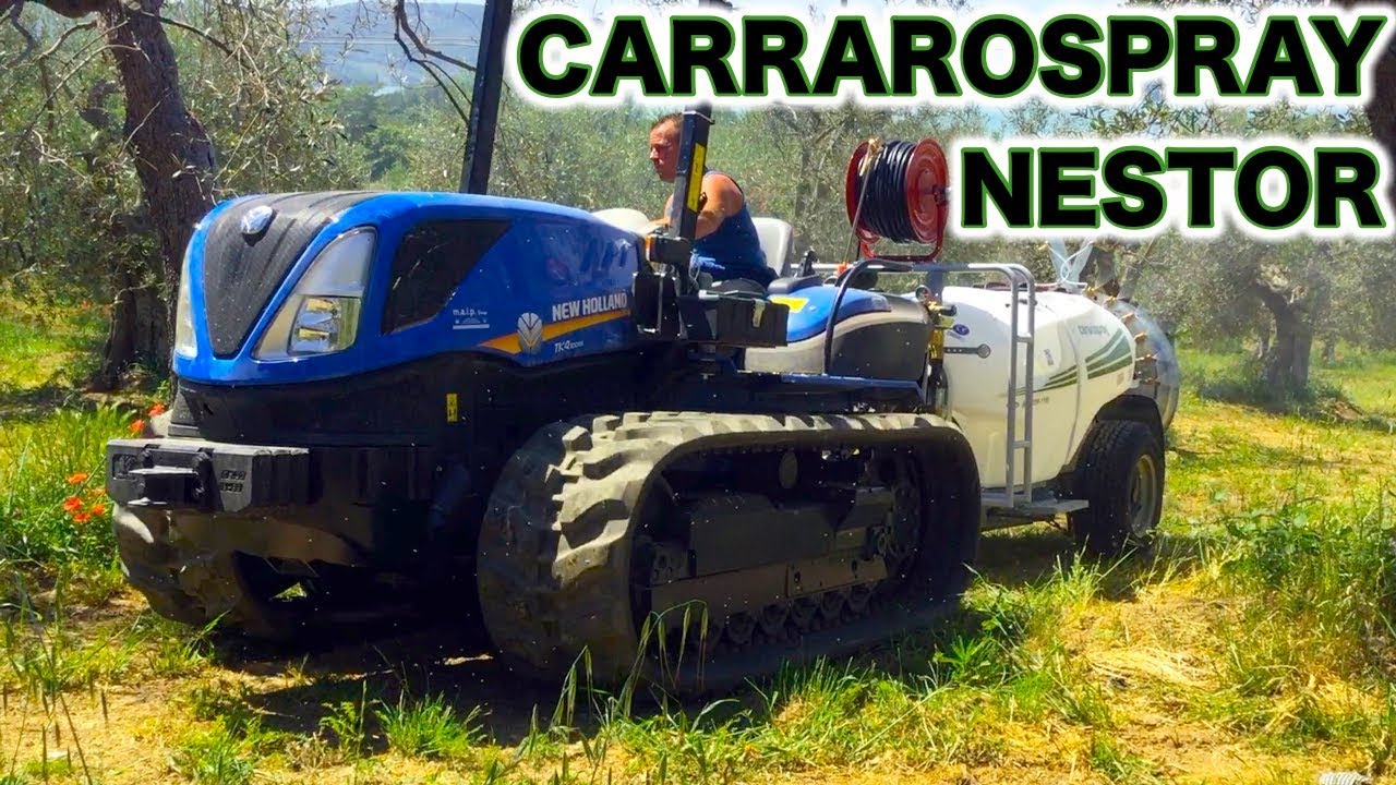 Atomizzatore Carrarospray Nestor - New Holland TK4.100M ST Video Demo
