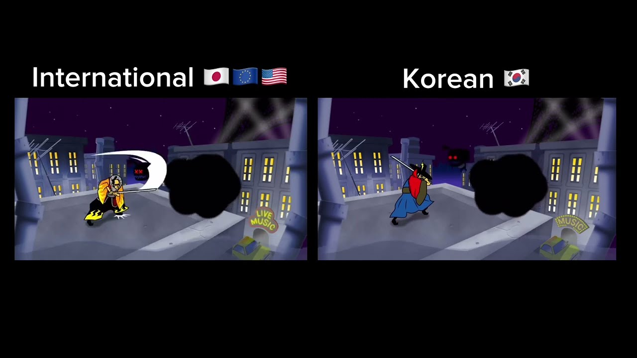Samurai Slice 2 Regional Differences (International vs Korean)