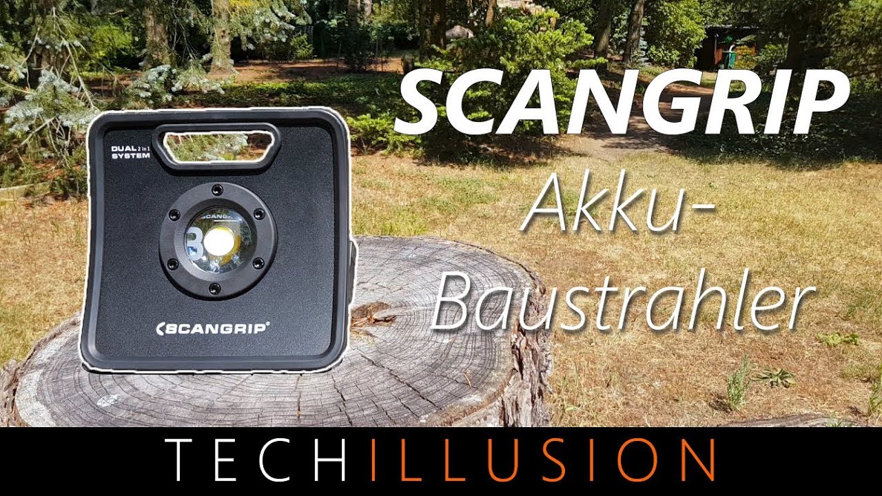 🛠PROFI AKKU Baustrahler - Scangrip Nova 3K C+R - Review & Test