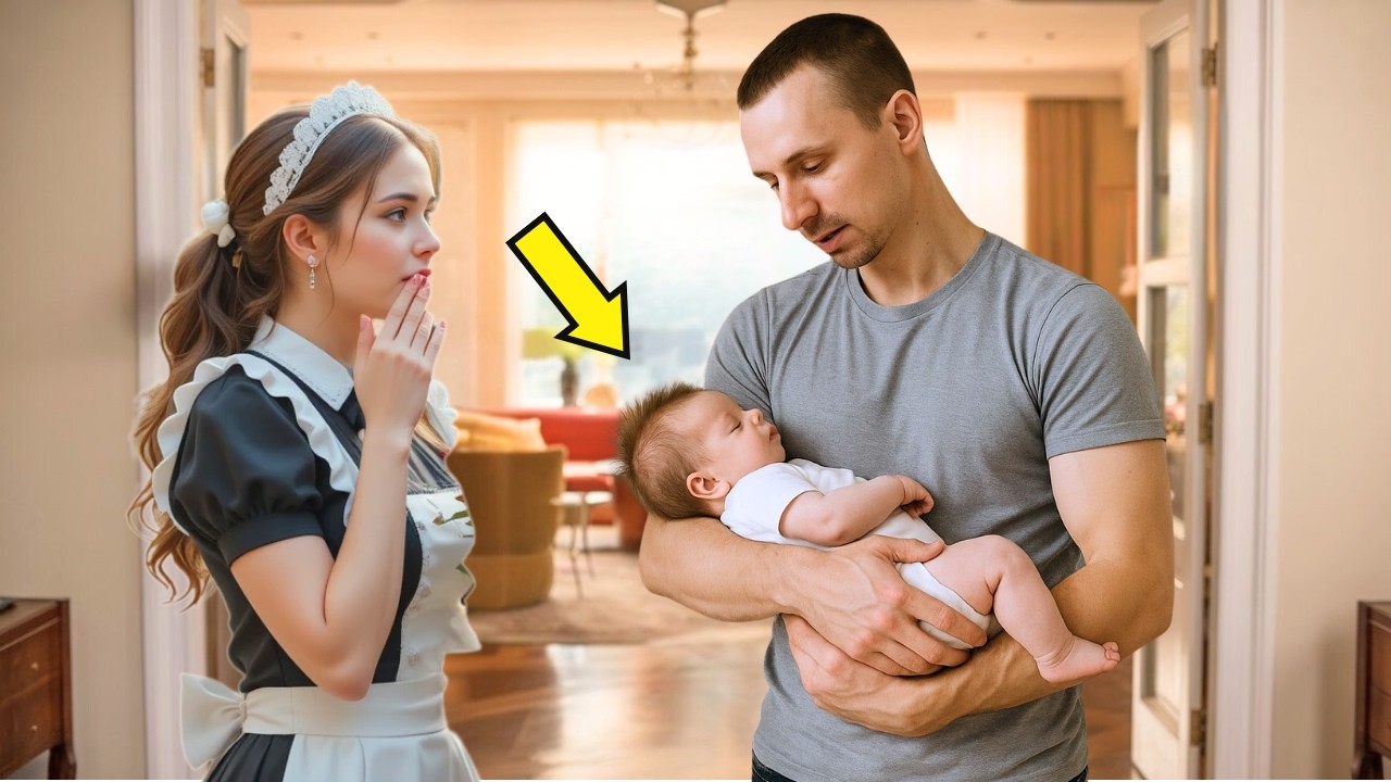 O BEBÊ DA FAXINEIRA NÃO PARAVA DE CHORAR ATÉ O PATRÃO MILIONÁRIO FAZER O QUE NINGUÉM ESPERAVA