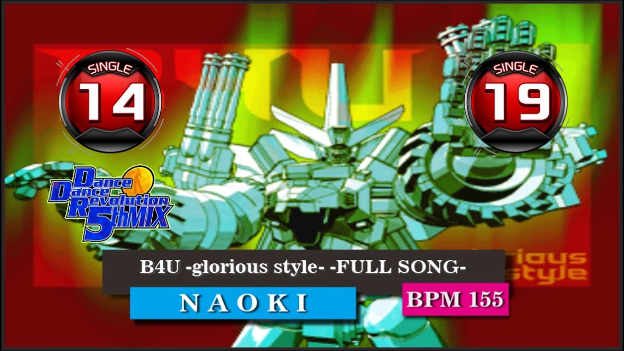 [PIU vs DDR] FULL SONG - B4U -glorious style- S14, S19