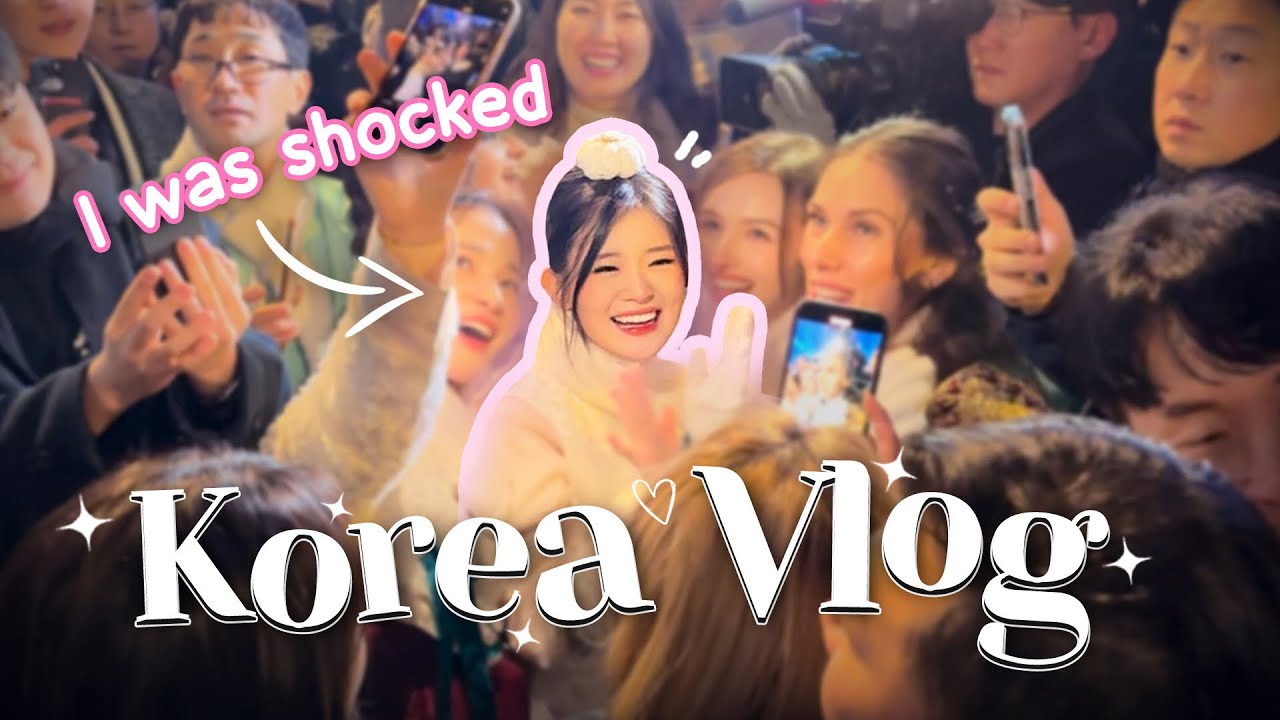 🇰🇷Korea vlog: k-pop stars, met Squid Game actress, ringing the bell. I was shocked…😱