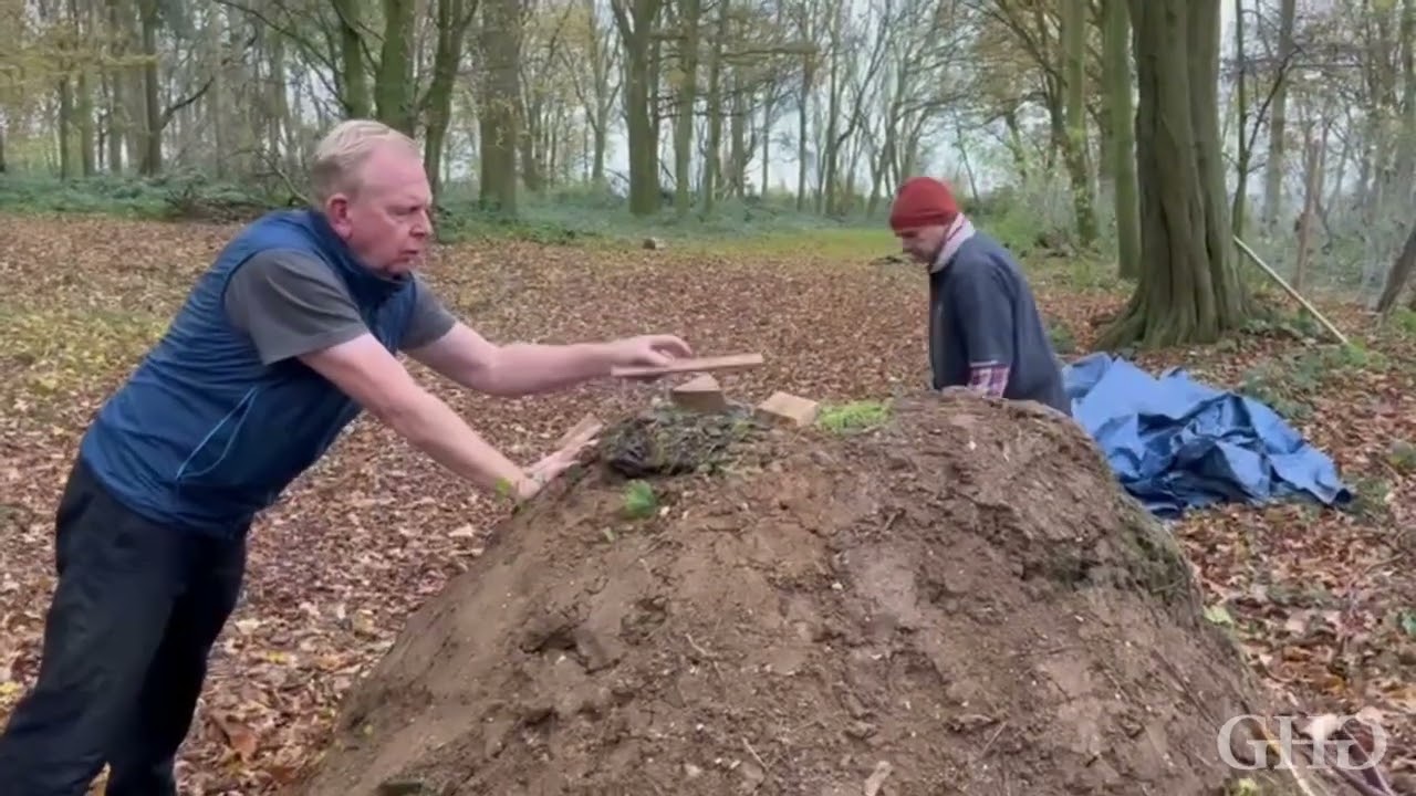 Charcoal Making in the woods