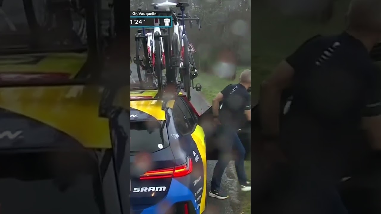 Not what any cycling fan wants to see as Juan Ayuso is forced to abandon Paris–Nice 😢