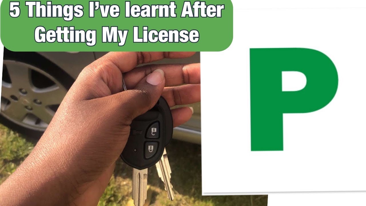 5 Things I’ve Learnt After Getting My Driving License | #NewDriver