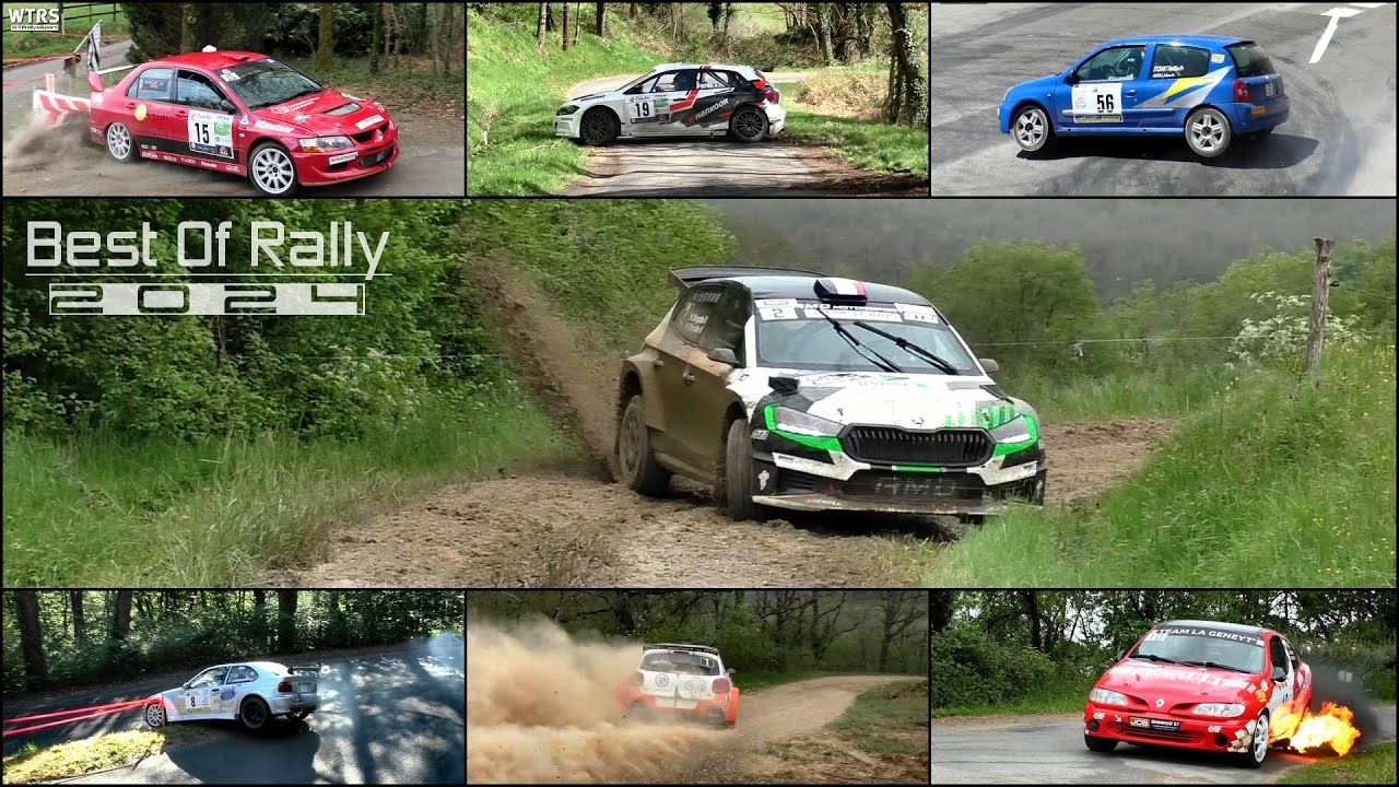 Best Of Rally 2024 | Flat Out | 100% Show & Mistakes [HD] - By WTRS