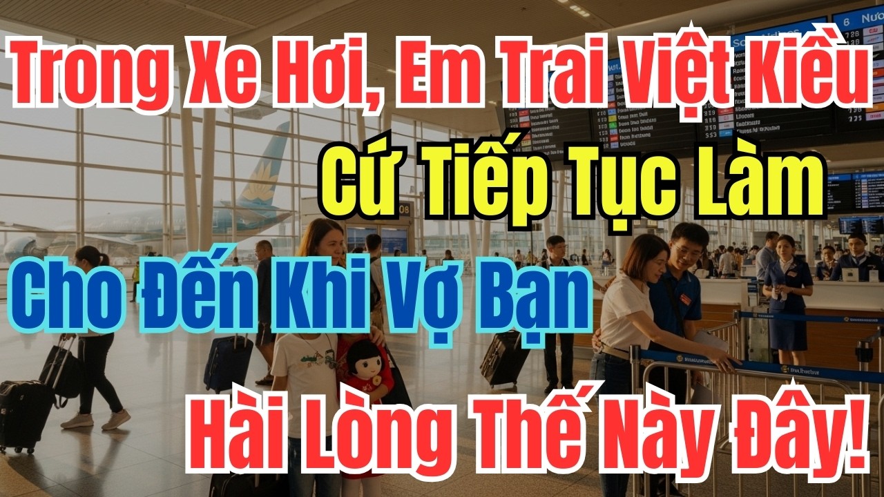 Trong Xe Hơi, Em Trai Việt Kiểu Cứ Tiếp Tục Làm Cho Đến Khi Vợ Bạn Hài Lòng Thế Này Đây! Giờ Tôi Phả
