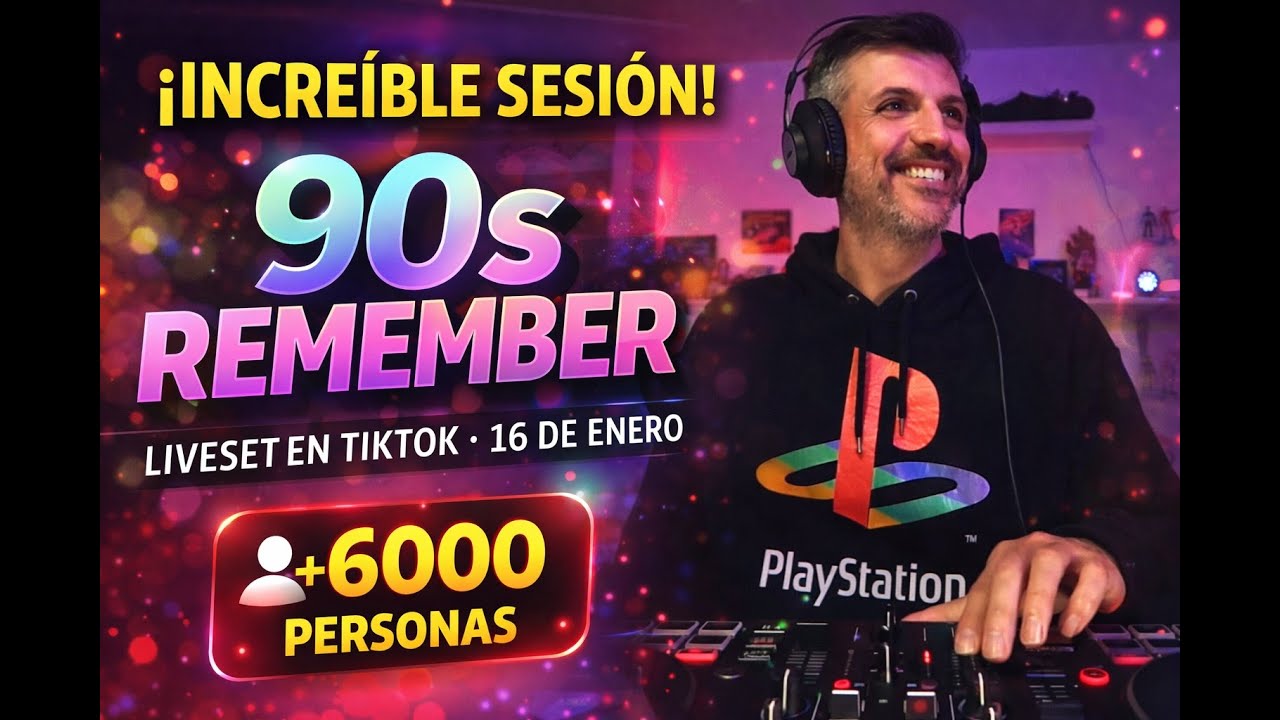 Reviviendo los 90s 💿 Una Sesión ÉPICA en Directo | +6000 Personas