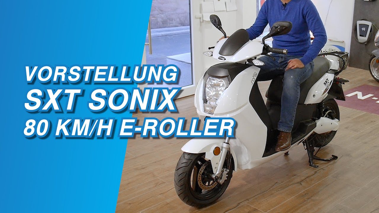 ⚡🛵 Vorstellung SXT SONIX E-Roller – 80 km/h schnell, Rückwärtsgang und 274 Kilo Zuladung