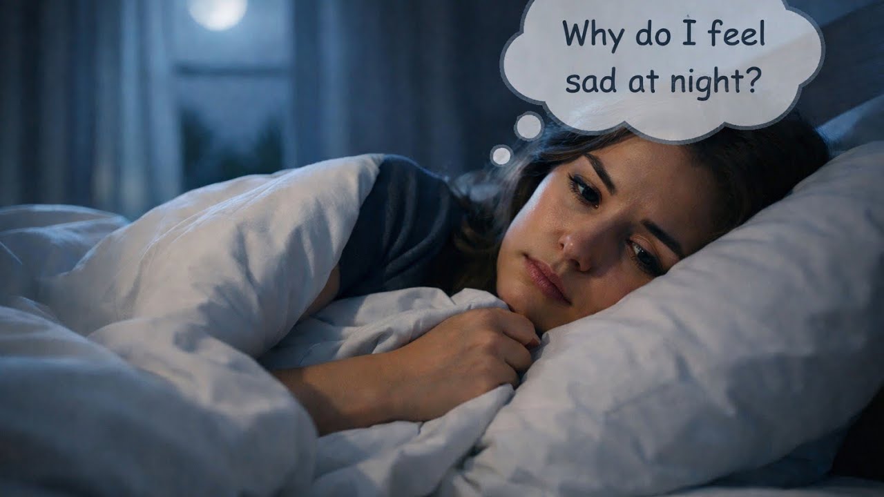“Why do we feel lonely specifically at night?” 