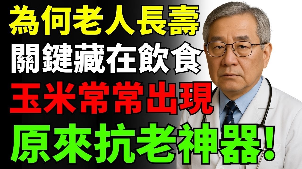 長壽老人常吃玉米，原來是天然的抗老食材！