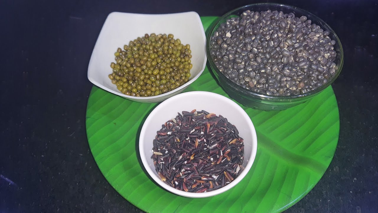 #Black urad dhal powder& porridge for healthy and strong bones /#கருப்பு உளுந்து கஞ்சி or கூழ்