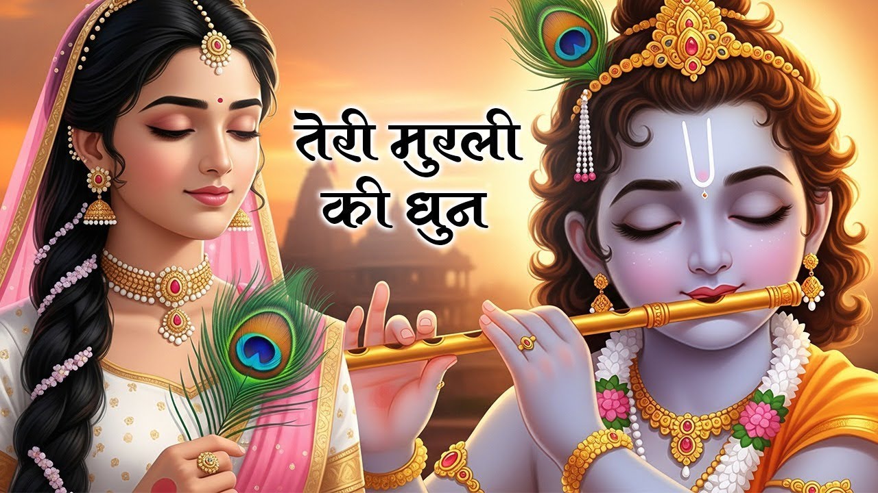 तेरी मुरली की धुन सुनने मैं बरसाने से आयी  Teri Murli Ki Dhun   Most Popular Radha Krishna #bhajan