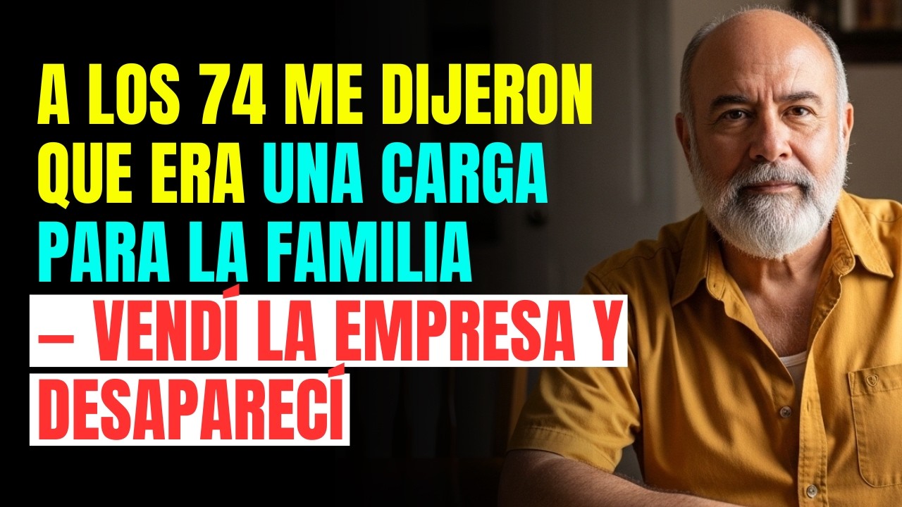 A los 74 me dijeron que era una carga para la familia — vendí la empresa y desaparecí