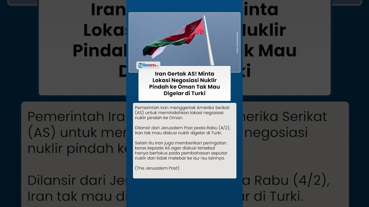 Negara Arab Selamatkan Iran! AS Akhirnya Ngalah Mau Lanjurkan Negosiasi soal Nuklir di Oman