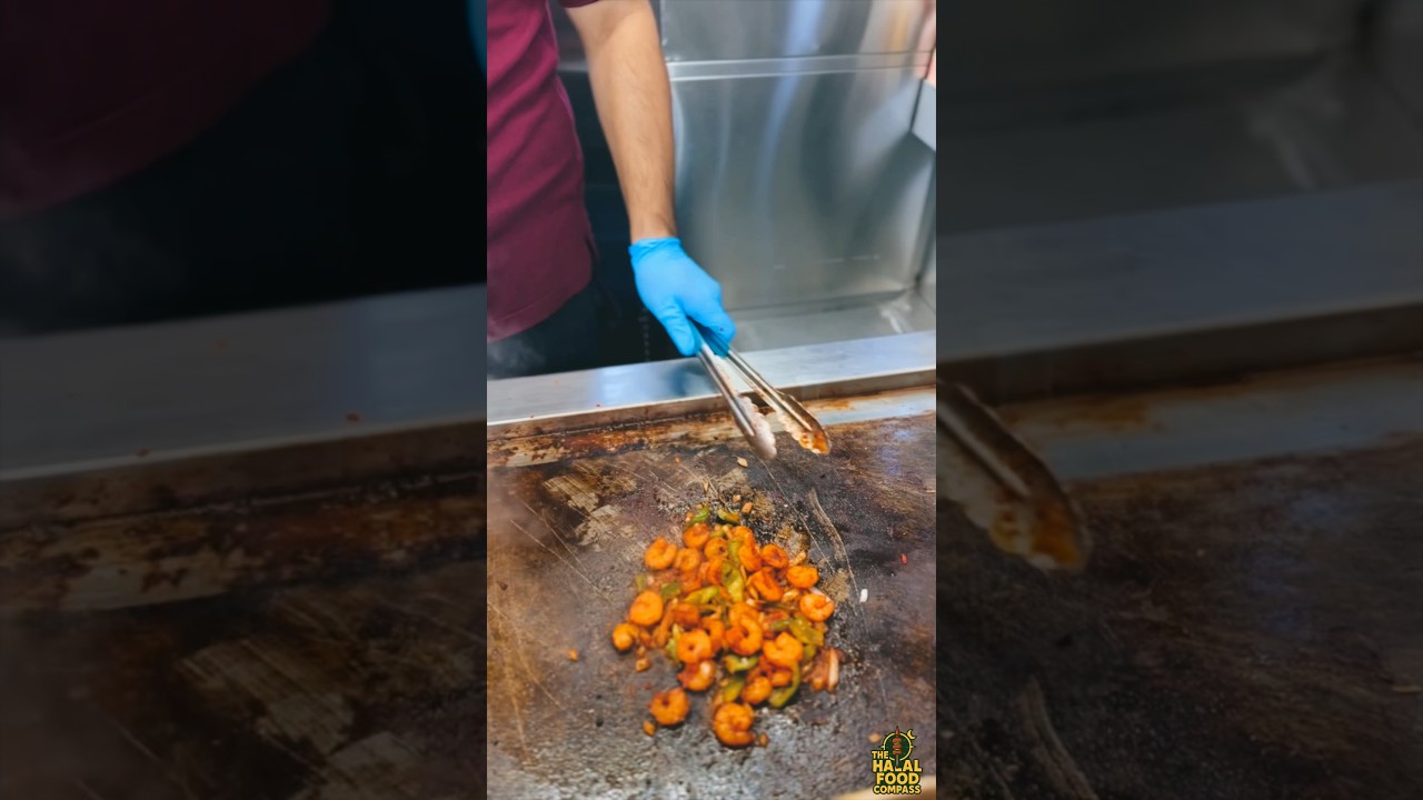 Grilled Shrimp at South Philly Halal Food Truck