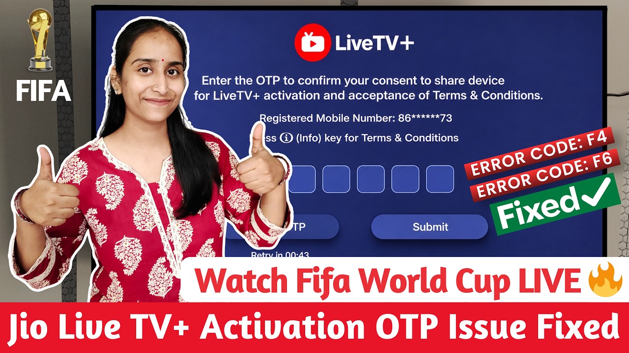 Jio Set Top Box : Jio Live TV+ OTP Problem Solved ✅ | OTP Not Received Fix (2026)