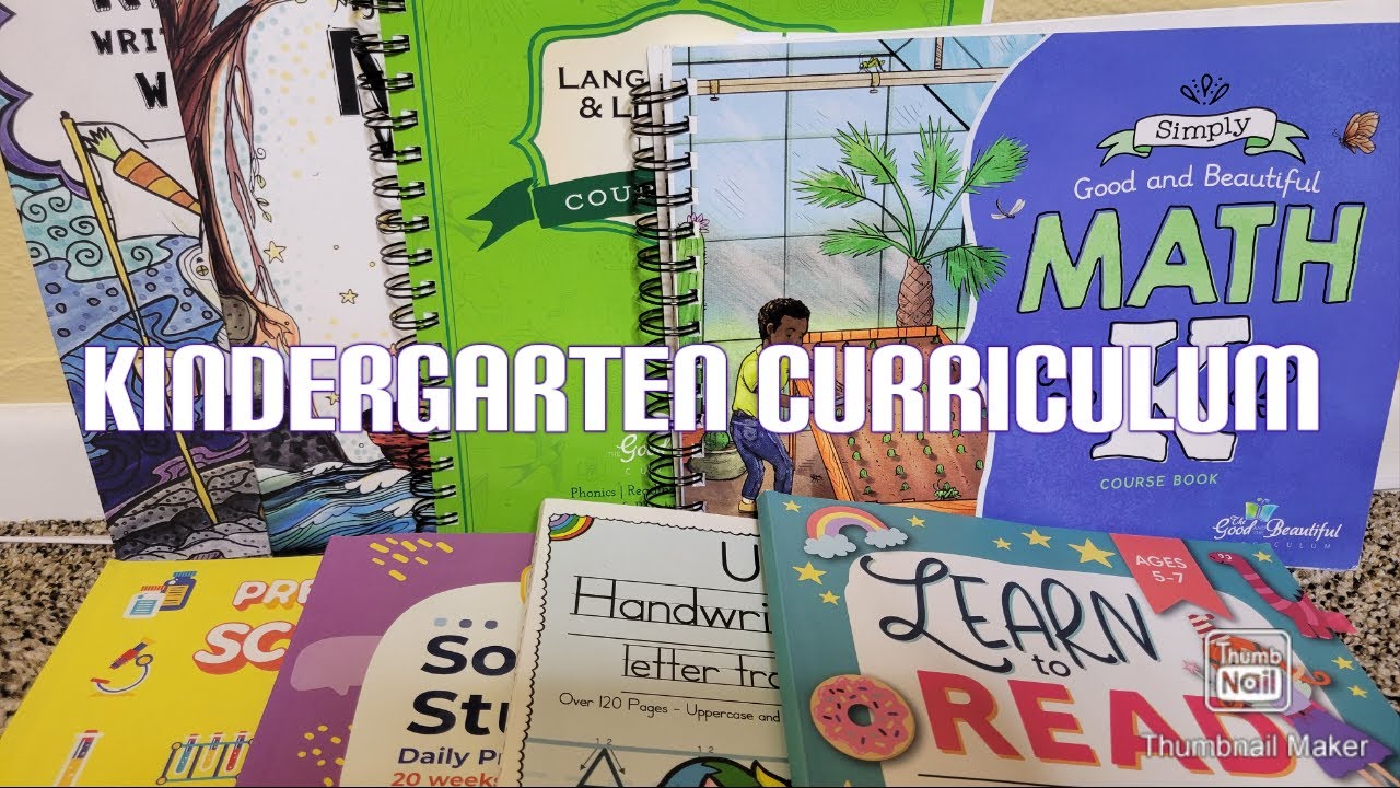 Kindergarten Curriculum Choices!
