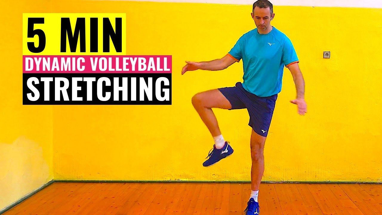 5 MIN Dynamic Volleyball Stretching | Simple and Effective Way to Get Ready for Volleyball