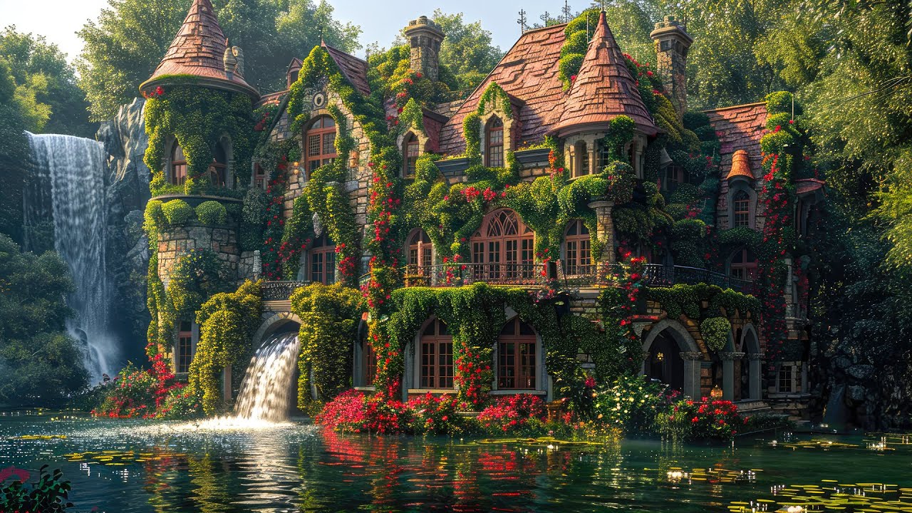 MYSTERIOUS Celtic Music - Medieval Music, Relaxation, Stress Relief, Mysterious Castle by the River