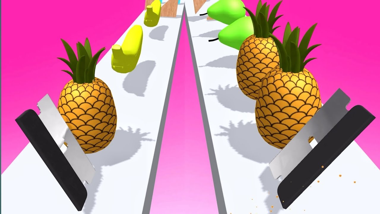 Slicer Runner Game! Very satisfying and relaxing video