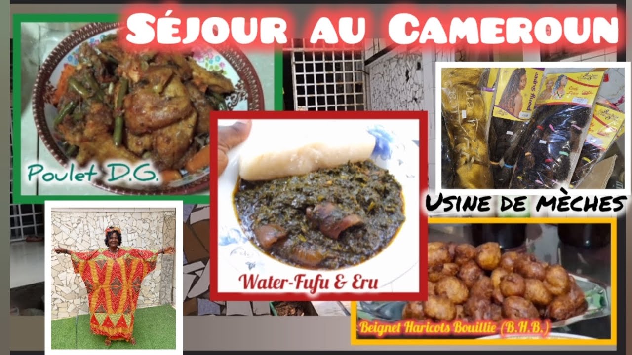 VLOG 81 | Visitons l'Usine de fabrication de Mèches | En Cuisine | Water Fufu Eru | BHB | Poulet D.G