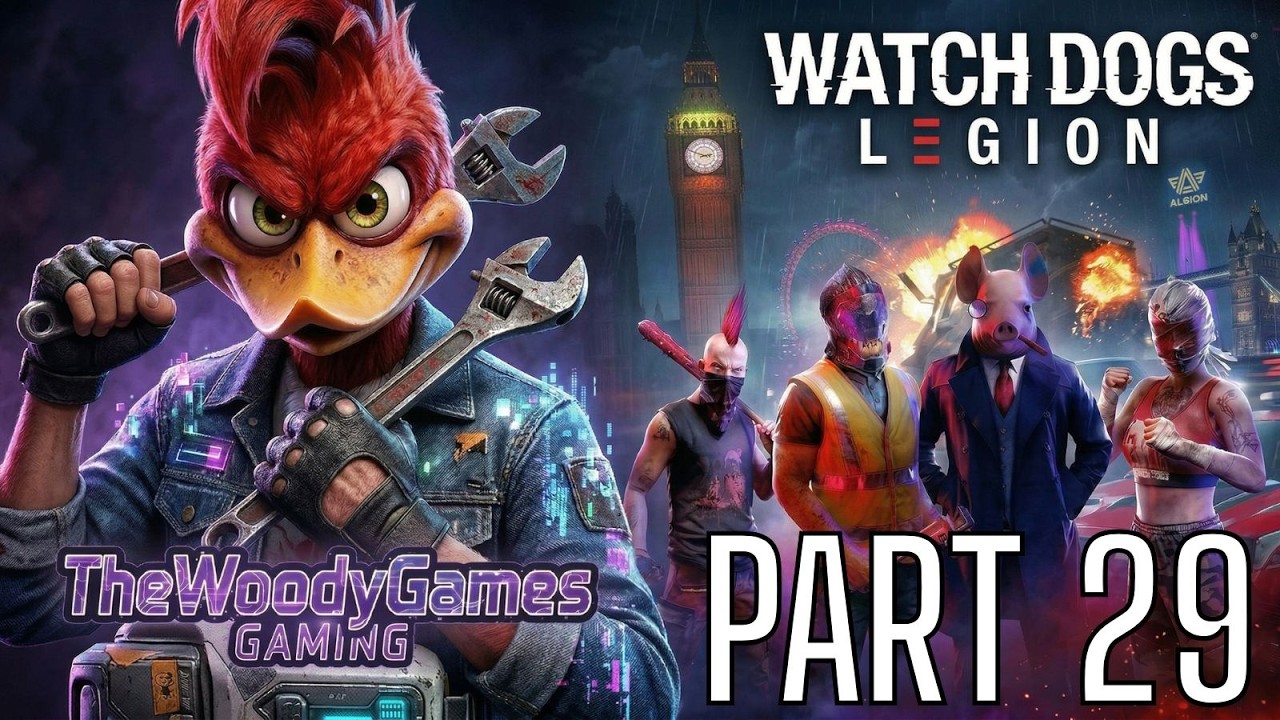 Watch Dogs Legion Прохождение без комментариев Часть 29 - На линии огня