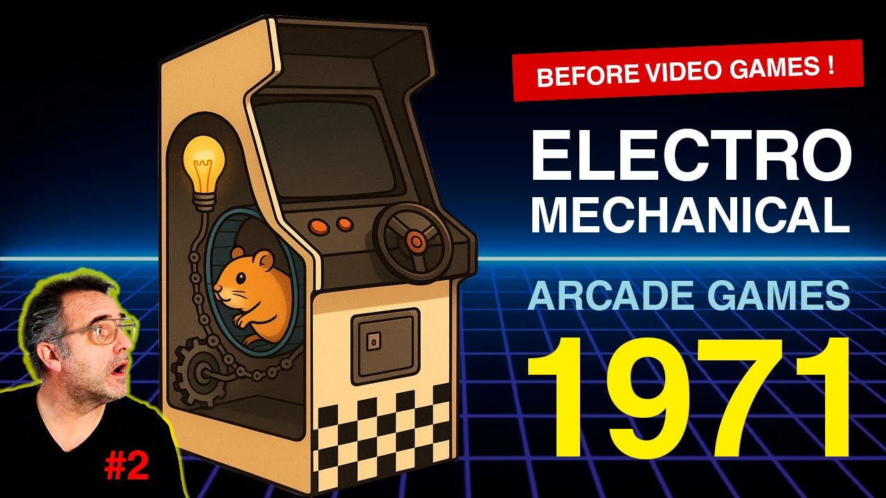 До появления видеоигр 🕹️​ 1971 Электромеханические аркадные игры
