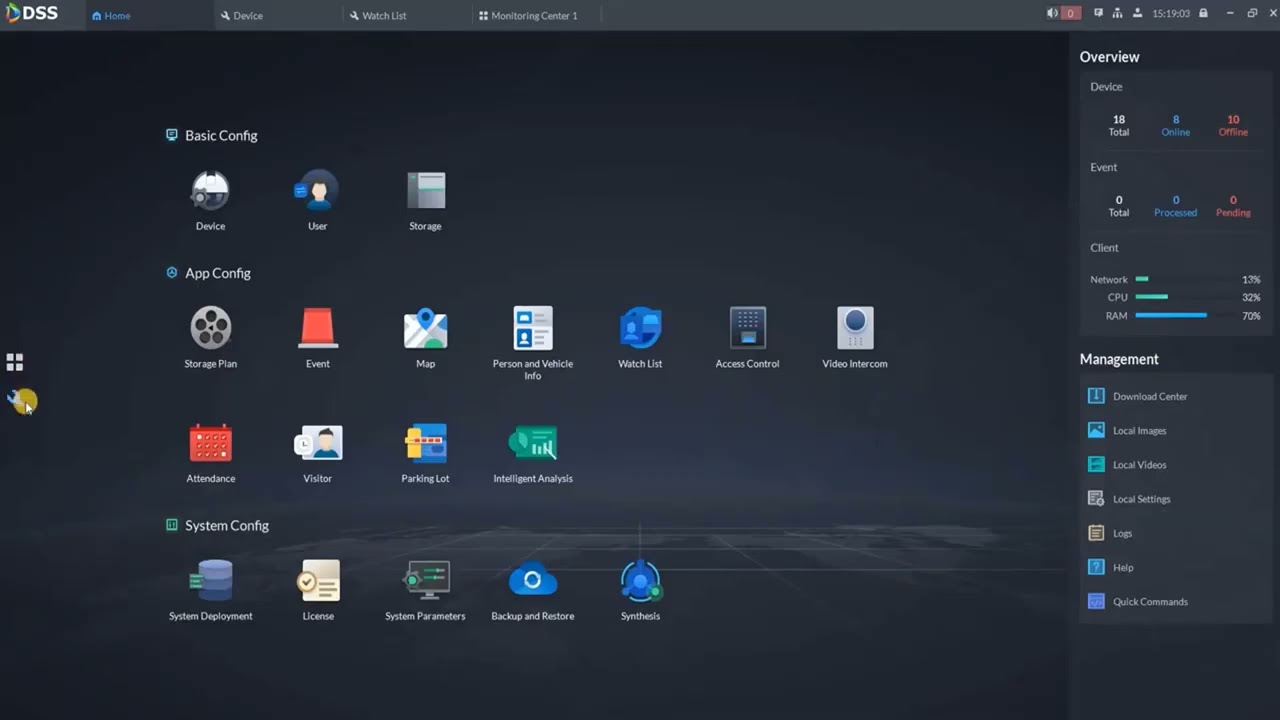 DSS V8  - C&oacute;mo configurar el reconocimiento facial