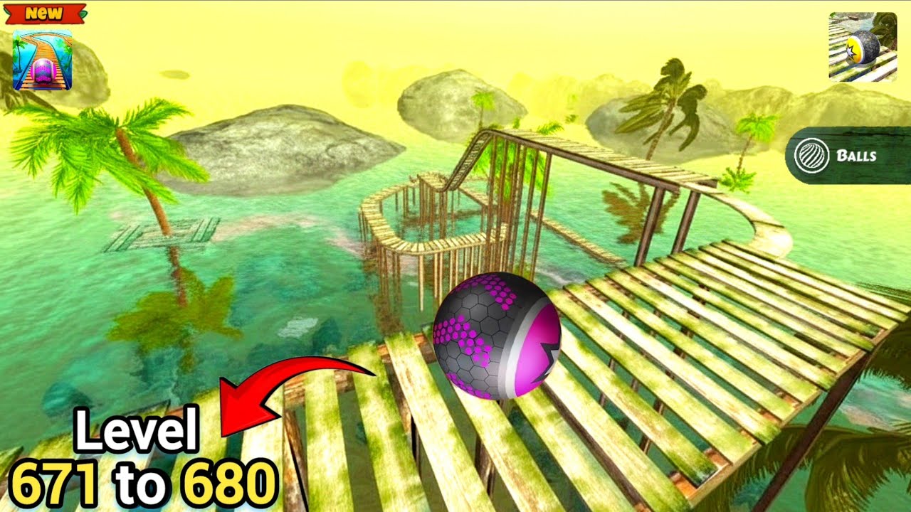 Rollance Adventure Balls, SpeedRun, Rollance Portal Run Gameplay Level 681 to 680