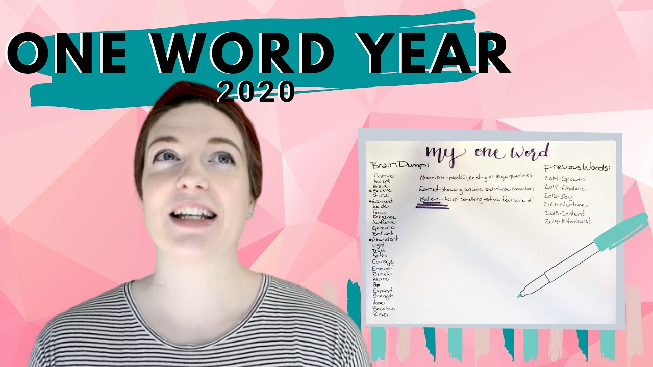 How To Pick Your Word Of The Year