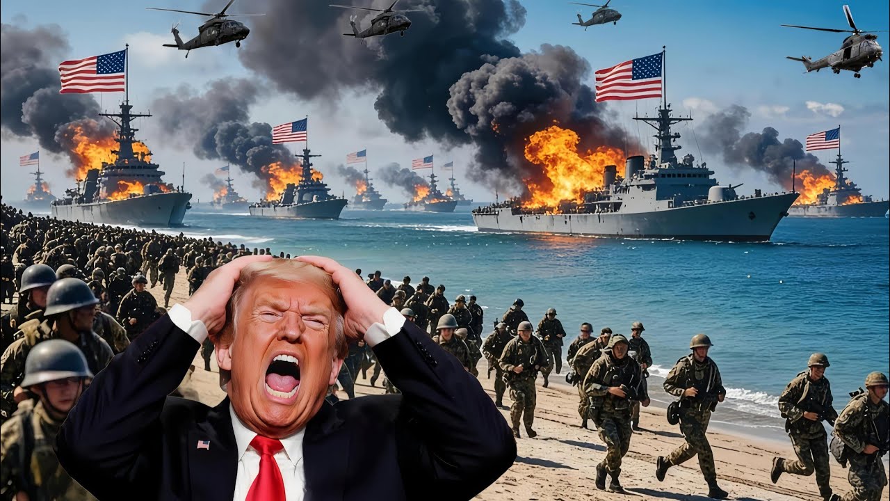 Сегодня произошло следующее! Десятки американских военных кораблей были неожиданно атакованы Россией