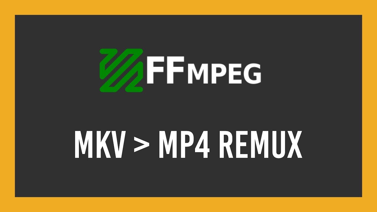 САМЫЙ БЫСТРЫЙ РЕМУКС MKV в MP4 с использованием FFMPEG | Учебное пособие | Полное руководство