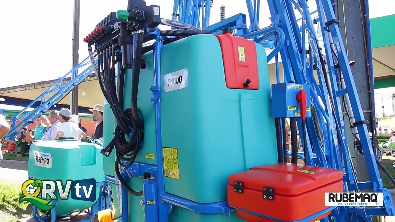 Maior capacidade de produção com a pulverizadora de 1000 litros da Rubemaq