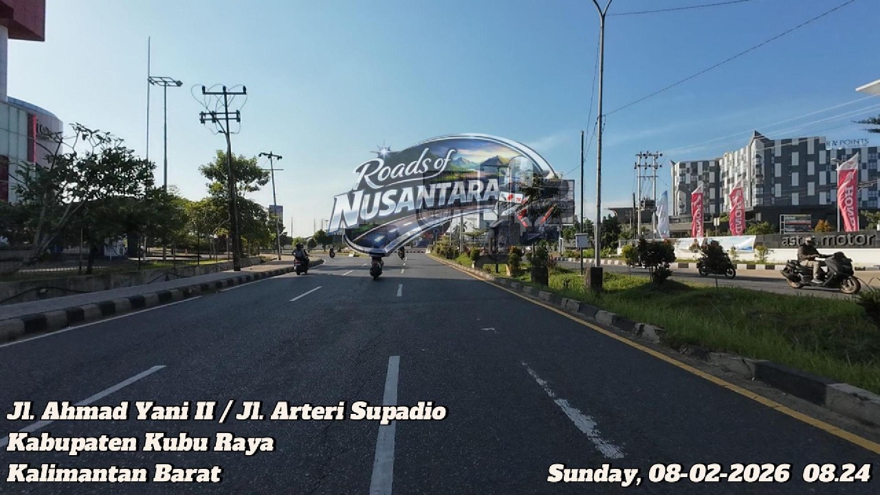 Morning Drive – Jl. Ahmad Yani II (Arteri Supadio), Kubu Raya, Kalbar | 08-02-2026 08.24