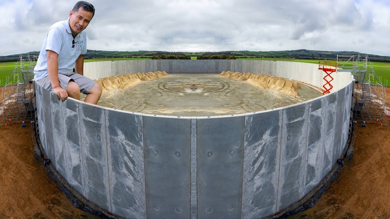 I Built A Mini Circular Tank!! I've never had a Circular pond before, Here's How I Built it.