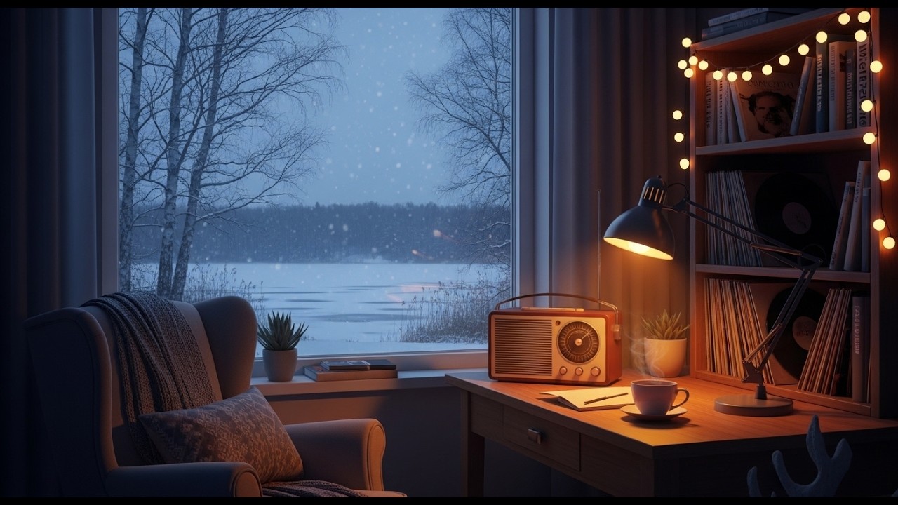 LOFI - Snowfall On The Needle 🌨️ 1 Hour Cozy Beats🎅 - Winter Season 1 | Lofi 1 Hour 🎄