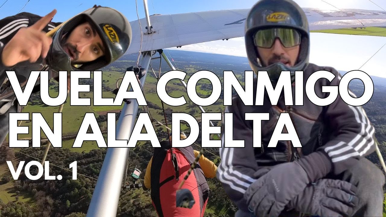 Probando un ala delta | Vuelo tranquilo en Pedro Bernardo