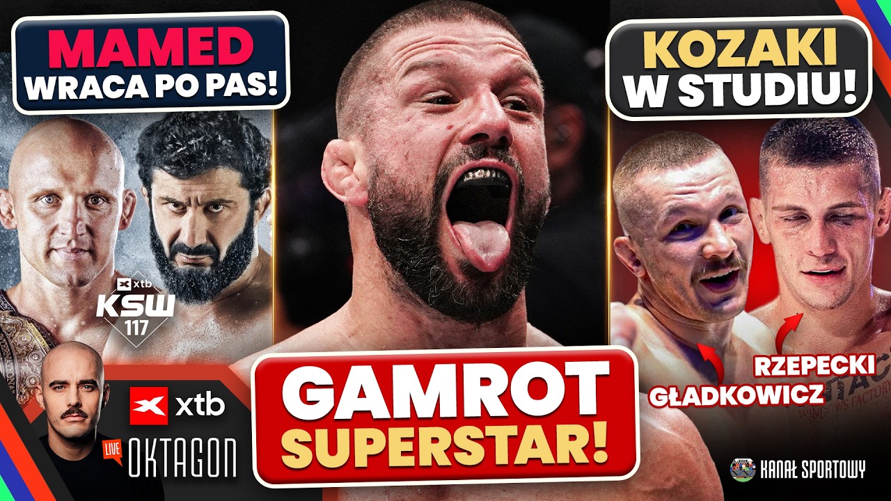 GAMROT SUPERSTAR! MAMED WRACA PO PAS, KOZAKI W STUDIU! OKTAGON LIVE: TURSKI I GOŚCIE