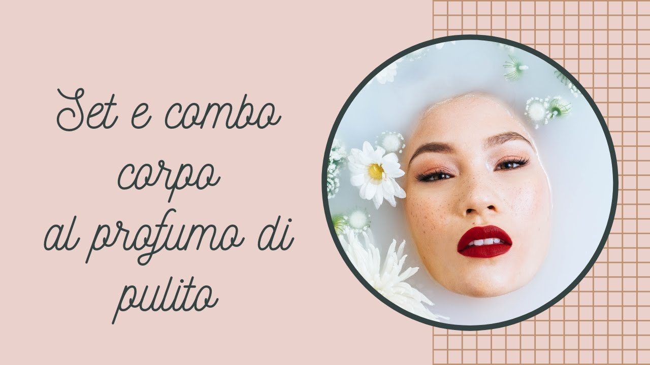 Set da bagno/ combo al persistente profumo di PULITO (doccia, profumi, saponette, crema corpo..)