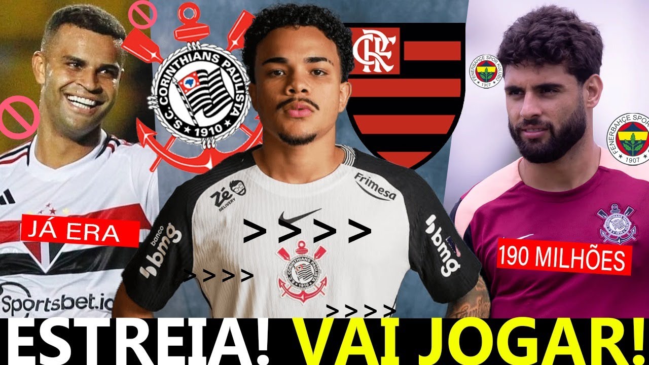 KAIO CÉSAR CHEGA e JÁ PÕE TERROR no FLAMENGO! PROPOSTA por YURI ALBERTO! ALISSON e RONY NÃO VEM e+