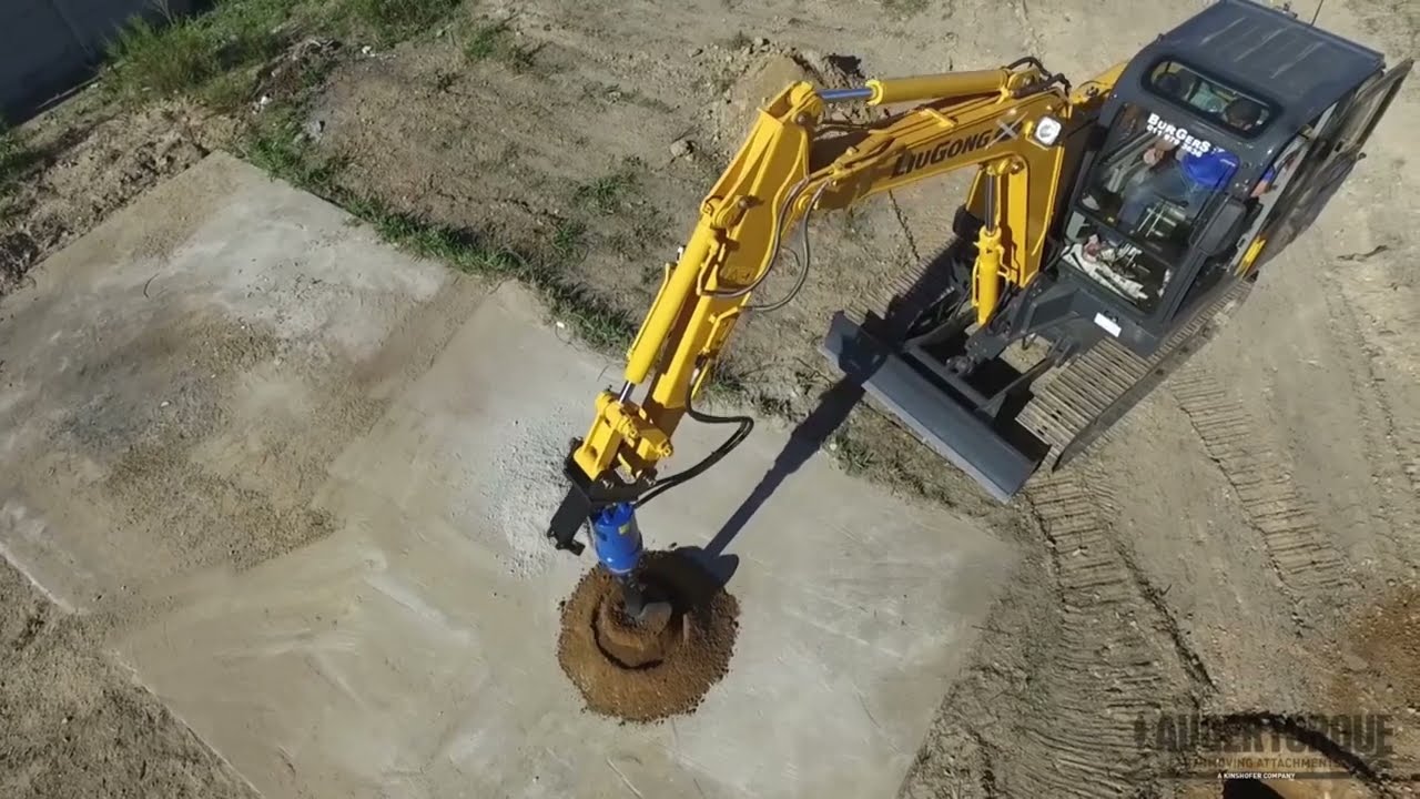 6000-40 Auger Drive In Action - Auger Torque | The Attachment Company