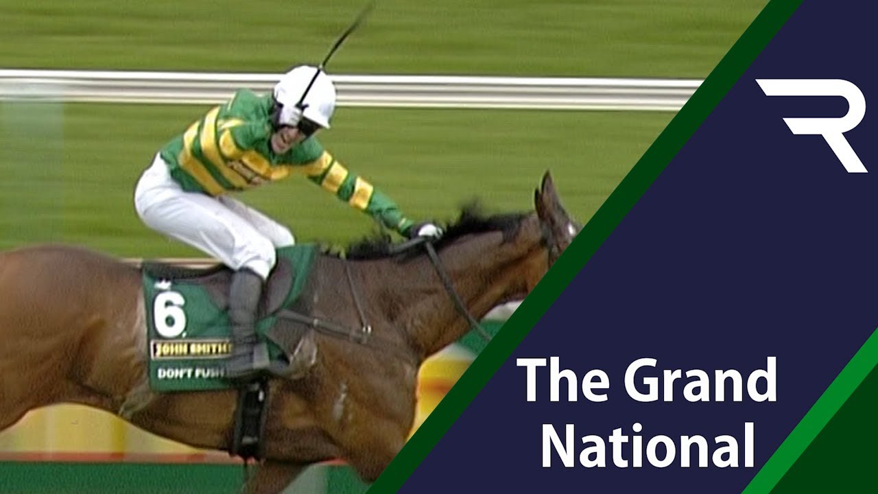 HE DID IT! The legendary AP McCoy finally wins the Grand National aboard DON'T PUSH IT in 2010