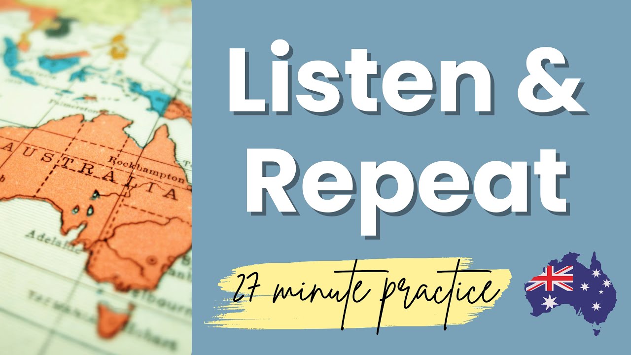 27 Minute Speaking Practice with the Australian Accent: Capital Cities